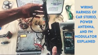 HOW CAR STEREO POWER ANTENNA AND FM MODULATOR WORKS  TUTORIAL  TAT General Services [upl. by Mungo]