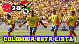 COLOMBIA BAILÓ A BOLIVIA CON SUPLENTES  COLOMBIA 30 BOLIVIA [upl. by Iago]