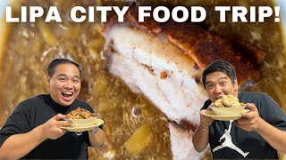 FILIPINO STREET FOOD LIPA CITY  LIPA ROAD TRIP  FOOD TRIP WITH JayzarRecinto [upl. by Lav110]