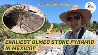 EXCLUSIVE Earliest OLMEC stone PYRAMID discovered in Mexico [upl. by Ethbun]