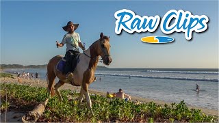 February 15th 2024  Raw Clips  Playa Guiones  Costa Rica  4K  pt1 [upl. by Sofer]