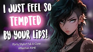 Flirty Stylist gives you her EXTRA Personal Attention ✂️  Hair Cut amp Brushing  Salon ASMR [upl. by Eihctir]