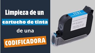 Cómo limpiar el cartucho de tinta de una codificadora Inkjet [upl. by Jemy]