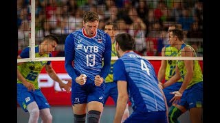 HighlightsDmitriy Muserskiy  European Championship Volleyball 2019 [upl. by Enneiviv518]