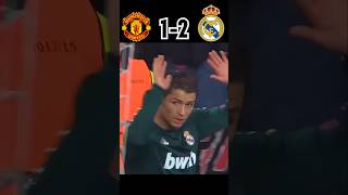 Real Madrid 🆚 Manchester United 21  The Day Ronaldo Showed No Mercy to Sir Alex Ferguson shorts [upl. by Abrams]