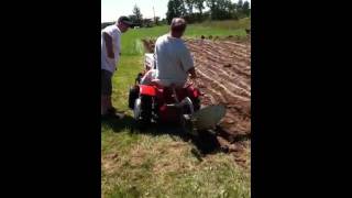 How to Plow or Plough a Field with a Tractor [upl. by Odraner499]