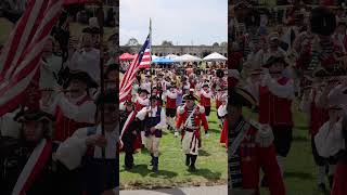 Entering the Arena at the 2024 National Muster of Fifes and Drums history parade [upl. by Lilybelle764]