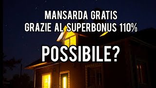 SUPERBONUS 110 puntata 4 MANSARDE amp SOFFITTE [upl. by Annetta]