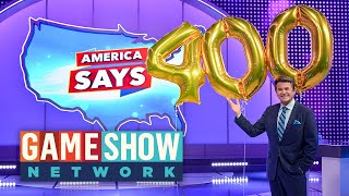 400 Episodes of America Says  Game Show Network [upl. by Duane]