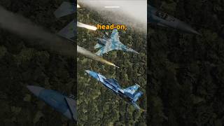 F15 Eagle v SU27 Flanker Fox2 Dogfight dcs simulation [upl. by Akined]