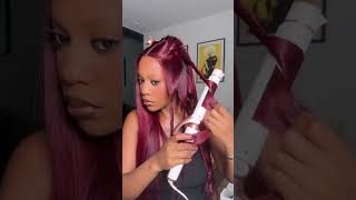 How to curl your straight hair carinahair 99jwig 99jhair curls [upl. by Virgilia]