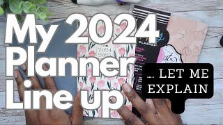 2024 Planner Lineup  Switching from Decorative to Functional Planning amp Consumerism Chat [upl. by Hewe]