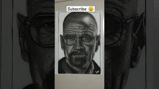 Must Watch Walter White Realistic drawing complete Subscribe art drawing [upl. by Eri]