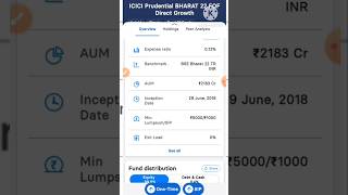 ICICI Prudential Bharat 22 FOF Direct Plan Growth  mutualfunds iciciprudential Gyanguruji77 [upl. by Ahseele]