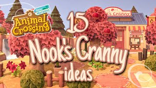 15 Ideas for Your Nook’s Cranny — Shopping District  Animal Crossing New Horizons [upl. by Alburg]