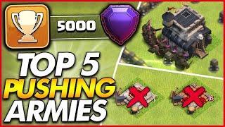 TOP 5 TH9 PUSHING ATTACK STRATEGIES WITHOUT HEROES  Clash of Clans [upl. by Aivatnwahs529]