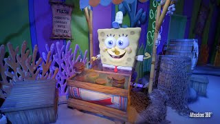 SpongeBob Animatronic  SpongeBobs Ride Highlights at Circus Circus Las Vegas [upl. by Lolly]