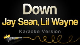 Jay Sean Lil Wayne  Down Karaoke Version [upl. by Laddie]