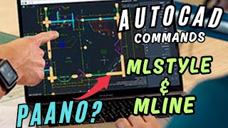 Multiline Style and Multiline Commands in Autocad Step by Step Discussion [upl. by Willdon]