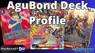 Agumon Bond of Bravery Deck Profile  Digimon Card Game  BT15 Exceed Apocalypse [upl. by Harcourt118]