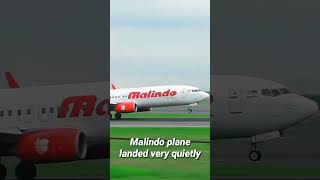 The Malindo plane landed very smoothly shorts malindo youtubeshorts [upl. by Heinrick240]