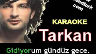 Tarkan  Uzun İnce Bir Yoldayım karaoke [upl. by Star]