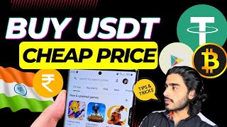 🔥How to buy cheap usdt  202482₹ का एक usdt  Inr to usdt  Exchanges to buy cheap Usdt [upl. by Anitsrik]