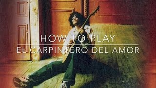 How To Play Andrés Cepedas El Carpintero del Amor on Tres Cubano  GCE Tuning  Cuban Tres [upl. by Notanhoj]