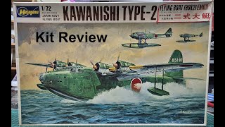 172 Hasegawa Kawanishi Type2 H8K2 Emily Kit Review [upl. by Juley]