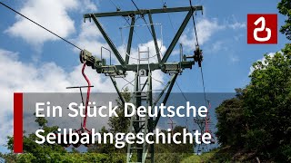 Lebendige deutsche Seilbahngeschichte Die Sesselbahn Assmannshausen  Niederwald [upl. by Ennylcaj]