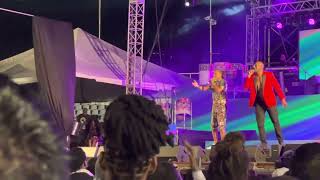 Benjai x Machel Montano perform “Amnesty” at Machel 40  One Show [upl. by Neerac]