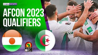 Niger vs Algeria  AFCON 2023 QUALIFIERS HIGHLIGHTS  03272023  beIN SPORTS USA [upl. by Aiykan]