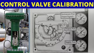 Fisher 3582 Control ValveSeven Steps for CalibrationZero amp Span Adjustment [upl. by Akeihsal]