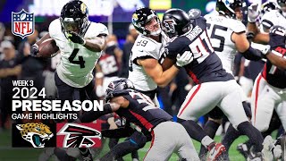 Jacksonville Jaguars vs Atlanta Falcons  2024 Preseason Week 3 Game Highlights [upl. by Allemahs]