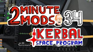 RasterPropMonitor  2 Minute Mods  Kerbal Space Program 34 [upl. by Hubbard]