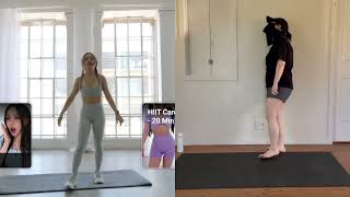 I did Chloe Tings quotDo This Everyday To Lose Weightquot HIIT from her 2019 2 Weeks Shred Challenge [upl. by Amehsat504]