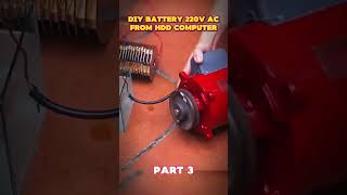 DIY 220V AC Battery from an Old HDD – Free Energy Project Part 3 freeenergy diyproject [upl. by Leasia]