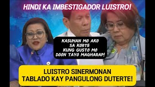 LUISTRO TABLADO NA SINERMONAN PA NI DUTERTEQUADCOMM NILAMPASO NI TATAY DIGONG [upl. by Gleason]