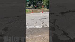 Aug 2 2024 Water main break 12th and West [upl. by Heise]