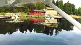 Departure and Landing  Cessna 206 Floatplane  Fornebu amp Kilen [upl. by Candida]