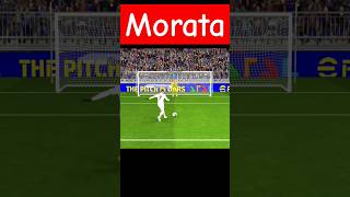 Morata goal vs Neuer penalty✨🐐football fifa efootball penaltykick morata [upl. by Eisdnyl]