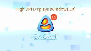 CACANi User Interface amp High DPI Displays [upl. by Nifled724]