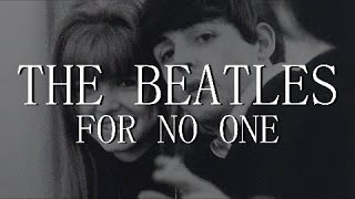 The Beatles  For No One  Subtitulada Español  Inglés [upl. by Ekaj]