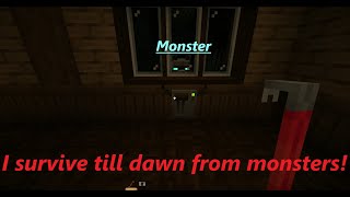 I played No HibernationMinecraft horror map [upl. by Sinoda798]