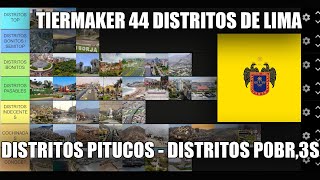 TIERMAKER DISTRITOS DE LIMA [upl. by Ahsinna]