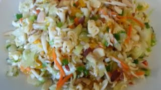 How to make Ramen Noodle Salad  99 CENTS ONLY store recipe [upl. by Socrates465]