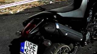 Yamaha XT660R Modded Original Exhaust [upl. by Apoor528]