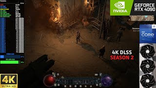 Diablo IV  4K DLSS Max Settings Season 2  RTX 4090  13900K [upl. by Lavine]