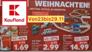 Kaufland Werbung ProspektAngebote und Aktionen gültig von 23 bis 2911 [upl. by Akla173]