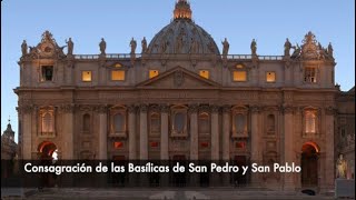 Santo del día 18 de Noviembre Las Basílicas de San Pedro y San Pablo [upl. by Heim]